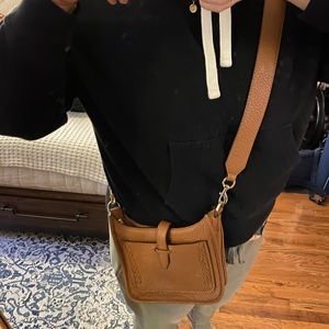Rebecca Minkoff brown leather crossbody